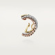 Серьга Cartier Trinity single earring, lacquer, half-paved B8301513