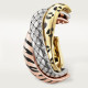 Серьга Cartier Trinity single earring, lacquer, half-paved B8301513