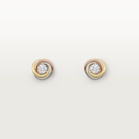 Серьги Cartier Trinity stud earrings, 2 diamonds B8301459
