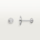 Серьги  Cartier d'Amour stud earrings, 2 diamonds, mini model B8301213