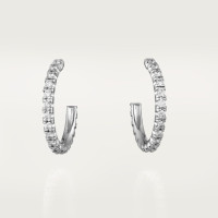 Серьги Cartier Etincelle de Cartier hoop earrings, small model, paved B8301226