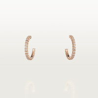 Серьги Cartier Etincelle de Cartier hoop earrings, small model, paved B8301244