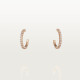 Серьги Cartier Etincelle de Cartier hoop earrings, small model, paved B8301244