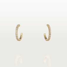 Серьги Cartier Etincelle de Cartier hoop earrings, small model, paved B8301245