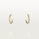 Серьги Cartier Etincelle de Cartier hoop earrings, small model, paved B8301245