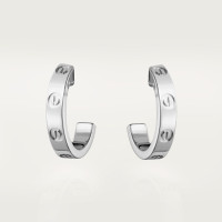 Серьги кольца Cartier LOVE hoop earrings, small model B8028900