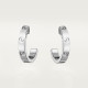 Серьги кольца Cartier LOVE hoop earrings, small model B8028900