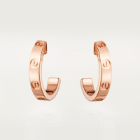 Серьги  Cartier LOVE hoop earrings, small model B8029000