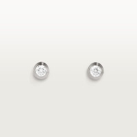 Серьги Cartier d'Amour stud earrings, 2 diamonds, medium model B8041400