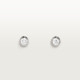Серьги Cartier d'Amour stud earrings, 2 diamonds, medium model B8041400