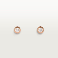 Серьги Cartier d'Amour stud earrings, 2 diamonds, medium model B8041500