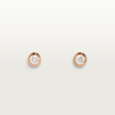 Серьги Cartier d'Amour stud earrings, 2 diamonds, medium model B8041500