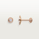 Серьги Cartier d'Amour stud earrings, 2 diamonds, small model B8301406