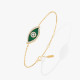 Браслет Messika 12888-YG Lucky Eye malachite