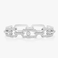 Браслет Messika 12942-WG So Move pavé link