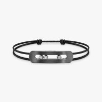 Браслет Messika 13466-TG Move Titanium charcoal gray cord
