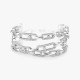 Браслет Messika 13512-WG Move Link three-row cuff