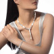 Браслет Messika 13790-WG Imperial Move half pavé 