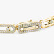 Браслет Messika 13911-YG Imperial Move half pavé