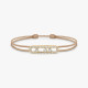 Браслет Messika 14102-YG Messika Care(s) beige cord pavé