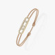 Браслет Messika 14102-YG Messika Care(s) beige cord pavé