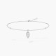 Браслет Messika 14138-WG Fiery anklet