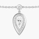 Браслет Messika 14138-WG Fiery anklet