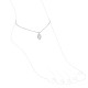 Браслет Messika 14138-WG Fiery anklet