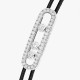 Браслет Messika 14141-WG Messika Care(s) black cord pavé