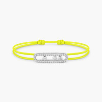 Браслет Messika 14655-WG Messika Care(s) yellow cord pavé