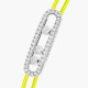 Браслет Messika 14655-WG Messika Care(s) yellow cord pavé