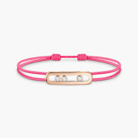 Браслет Messika 14658-PG Messika Care(s) pink cord