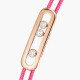 Браслет Messika 14658-PG Messika Care(s) pink cord
