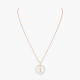 Колье Messika 10834-PG Lucky Move white mother-of-pearl