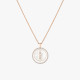 Колье Messika 10834-PG Lucky Move white mother-of-pearl