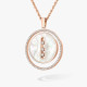 Колье Messika 10834-PG Lucky Move white mother-of-pearl