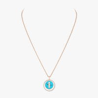 Колье Messika 10836-PG Lucky Move turquoise 