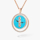 Колье Messika 10836-PG Lucky Move turquoise 