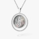 Колье Messika 10837-WG Lucky Move grey mother-of-pearl 