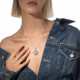 Колье Messika 10837-WG Lucky Move grey mother-of-pearl 