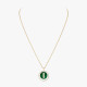 Колье Messika 10840-YG Lucky Move malachite