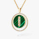 Колье Messika 10840-YG Lucky Move malachite