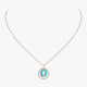 Колье Messika 11649-PG Lucky Move turquoise