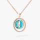 Колье Messika 11649-PG Lucky Move turquoise