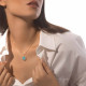 Колье Messika 11649-PG Lucky Move turquoise