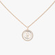 Колье Messika 11650-PG Lucky Move white mother-of-pearl