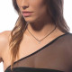 Колье Messika 14142-WG Care(s) black cord pavé 