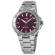 Oris  Aquis Date Red Cherry Dial Steel 01 733 7766 4158-07 8 22 05PEB