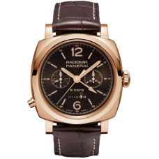 Panerai PAM00502 Radiomir 1940 Chrono Monopulsante 8 Days GMT Oro Rosso