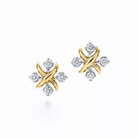 Серьги Tiffany & Co. 10907152 73584914 Sixteen Stone by Tiffany
